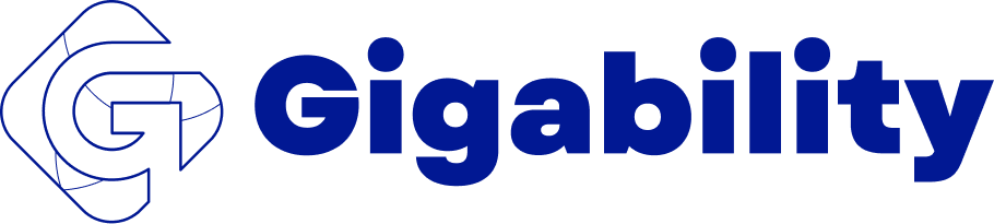 Gigability Logo Ultra fast broadband